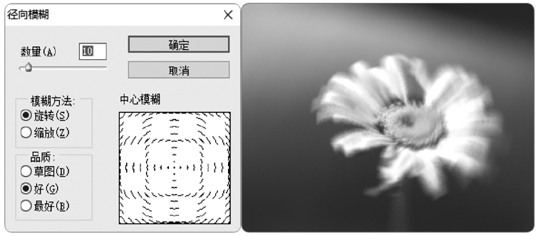 径向模糊