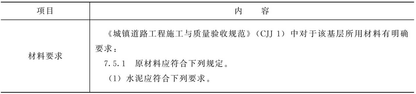 水泥稳定土基层的施工质量检查与验收